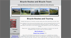 Desktop Screenshot of mybicycleroutes.com